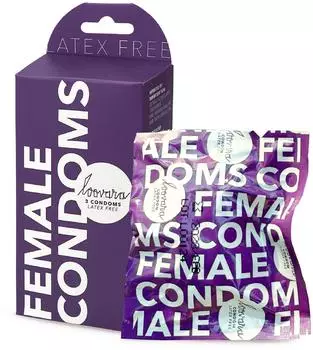 Loovara Female Condoms 3 Stück transparent transparent