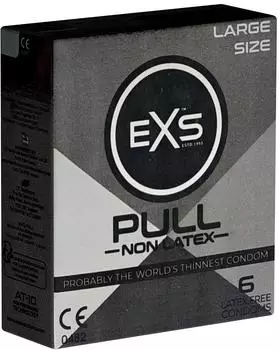 EXS Kondome Pull Large Size Kondome latexfrei 6 Stk.