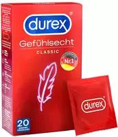 PZN-DE 16596667, durex Gef&uuml;hlsecht Classic Kondome Inhalt: 20 St
