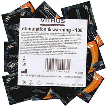 Vitalis Stimulation & Warming (100 Stk.)