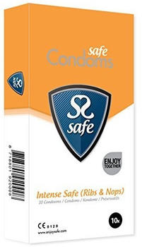 Safe Condoms Rillen & Noppen (10 Stk.)