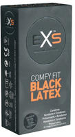 &laquo;Black Latex&raquo; Comfy Fit - 12 schwarze Kondome, Comfort-Form (12 Kondome) 12 St