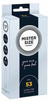Mister Size extra d&uuml;nne Kondome mit individueller Passform 53 mm, 10 Stk.