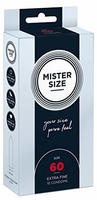 Mister Size Kondome 60 mm, transparent, hauchd&uuml;nn & feucht -