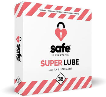 Safe Condoms Super Lube extra feucht (36 Stk.)