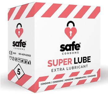Safe Condoms Super Lube extra feucht (5 Stk.)