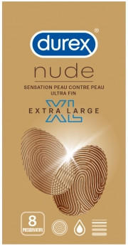 Durex Nude XL (8 Condoms)