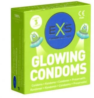 EXS Kondome Glow in the Dark (3 Stk.)