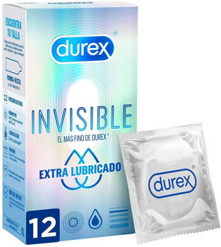 Durex Invisible Extra lubricated (12 Pcs.)