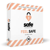 &laquo;Feel Safe&raquo; d&uuml;nnere Kondome f&uuml;r ein nat&uuml;rliches Gef&uuml;hl (36 Kondome) 36 St