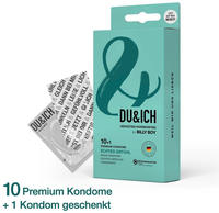 Du & Ich, 10+1 Premium-Kondome, echtes Gef&uuml;hl, 56 mm (11 Kondome) 11 St