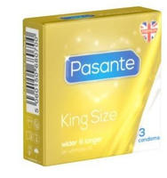 &laquo;King Size&raquo; 3 XXL-Kondome, 60 mm, 205 mm L&auml;nge, transparent (3 Kondome) 3 St