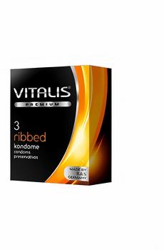 Vitalis Ribbed Kondome (3 Stk.)