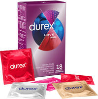 Love Mix - 18 Kondome, 5 Sorten, extra feucht (18 Kondome) 18 St
