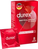 Reckitt Benckiser DUREX Gef&uuml;hlsecht 8 hauchzarte Kondome f&uuml;r intensives...