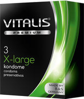PREMIUM &laquo;X-Large&raquo; extra lange Kondome mit etwas mehr Umfang (3 Kondome) 3 St