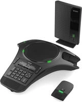 Snom 4617, Snom C620 Konferenz Telefon mit 2 drahtlosen Mikrofonen (4617) Schwarz