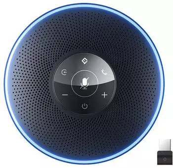 eMeet OfficeCore M220 Wireless Conference Speaker, Konferenzger&auml;t, Schwarz