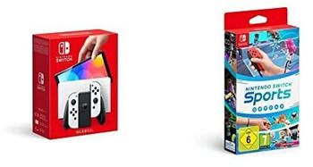 Nintendo Switch (OLED-Modell) weiß + Nintendo Switch Sports
