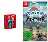 Nintendo Switch (OLED-Modell) Neon-Rot/Neon-Blau + Pokémon-Legenden: Arceus -
