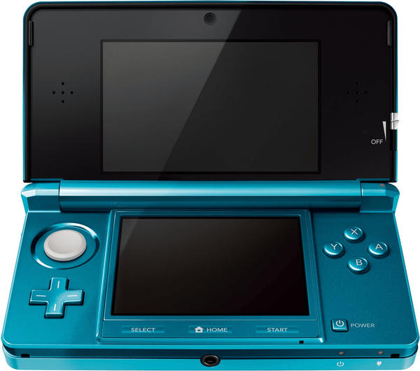 Nintendo 3DS aqua blau