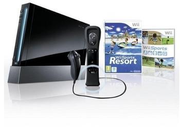 Nintendo Wii schwarz