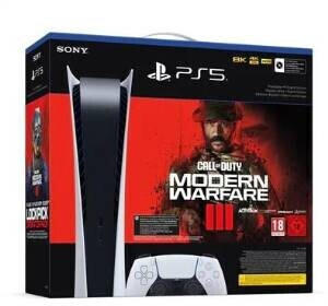 Sony PlayStation 5 (PS5) Digital Edition + Call of Duty Modern Warfare III Bundle