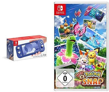 Nintendo Switch Lite blau + New Pokémon Snap
