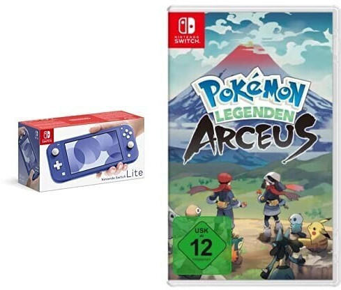 Nintendo Switch Lite blau + Pokémon-Legenden: Arceus