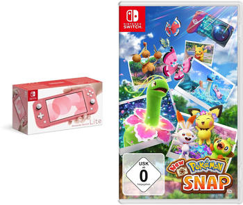Nintendo Switch Lite koralle + New Pokémon Snap
