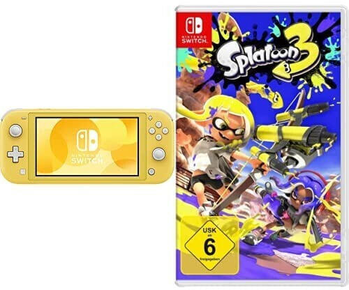 Nintendo Switch Lite gelb + Splatoon 3
