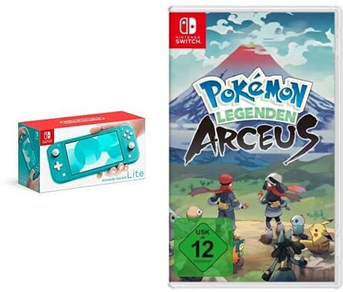Nintendo Switch Lite türkis + Pokémon-Legenden: Arceus