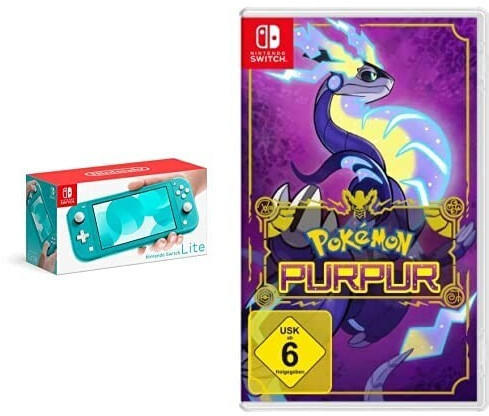 Nintendo Switch Lite türkis + Pokémon: Purpur