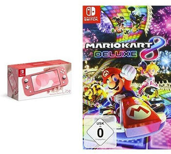 Nintendo Switch Lite koralle + Mario Kart 8: Deluxe