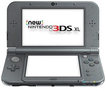 Nintendo New 3DS XL metallic schwarz