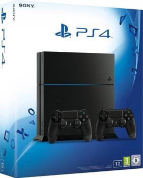 Sony PlayStation 4 (PS4) 1TB + 2 DualShock 4 Controller