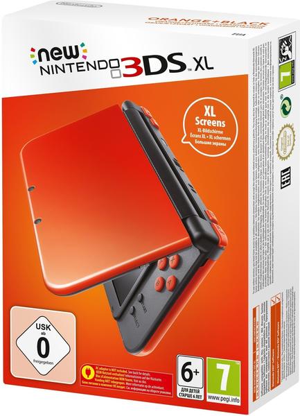 Nintendo New 3DS XL orange-schwarz