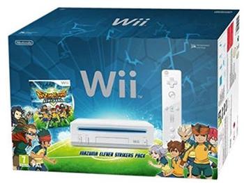 Nintendo Wii weiß + Inazuma Eleven Strikers (Bundle)