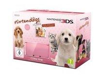 Nintendo 3DS pink + Nintendogs + Cats: Golden Retriever & New Friends (Bundle) (EU Import)