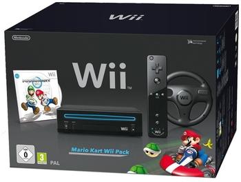 Nintendo Wii Mario Kart Wii Pack schwarz