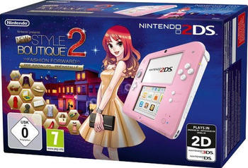 Nintendo 2DS rosa-weiß + New Style Boutique 2: Mode von Morgen