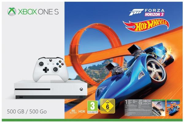 Microsoft Xbox One S 500GB + Forza Horizon 3 Hot Wheels