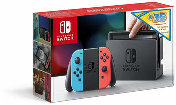 Nintendo Switch neon-rot/neon-blau + 35€ eShop Guthaben