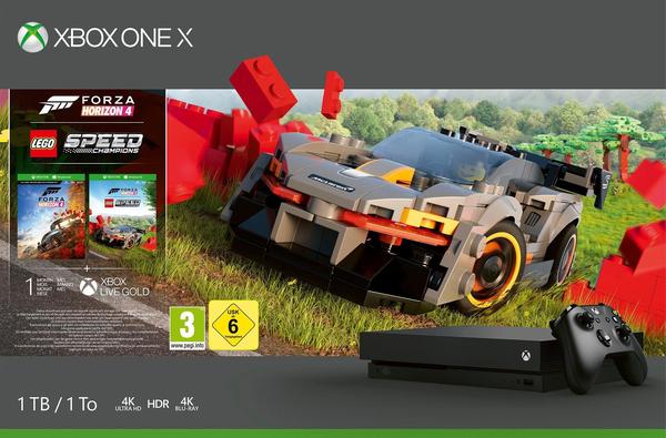 Microsoft Xbox One X 1TB + Forza Horizon 4 LEGO Speed Champions