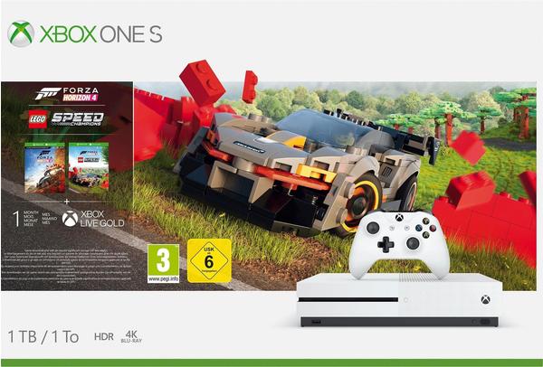 Microsoft Xbox One S 1TB + Forza Horizon 4 LEGO Speed Champions