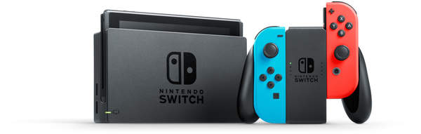 Nintendo Switch neon-rot/neon-blau (neue Edition)
