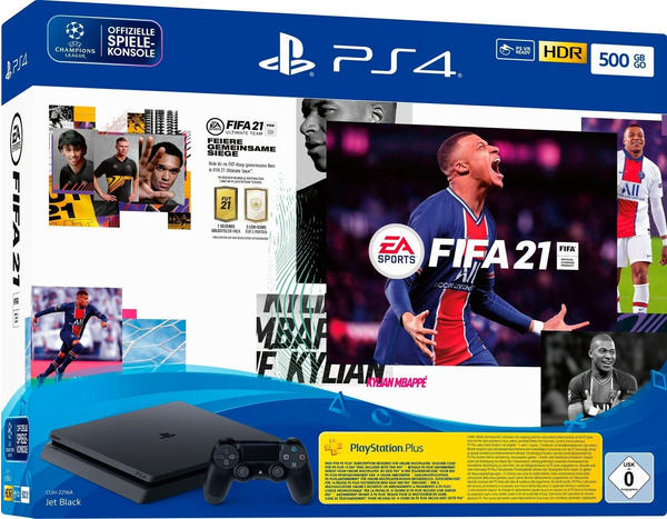 Sony PlayStation 4 (PS4) Slim 500GB + FIFA 21