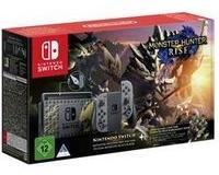 Nintendo Switch Konsole 32GB Schwarz/Gold inkl. Monster Hunter Rise Edition
