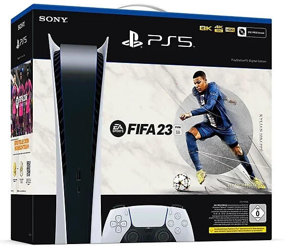 Sony PlayStation 5 (PS5) Digital Edition + FIFA 23