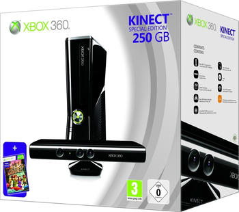 Microsoft Xbox 360 S 250GB + Kinect Adventures